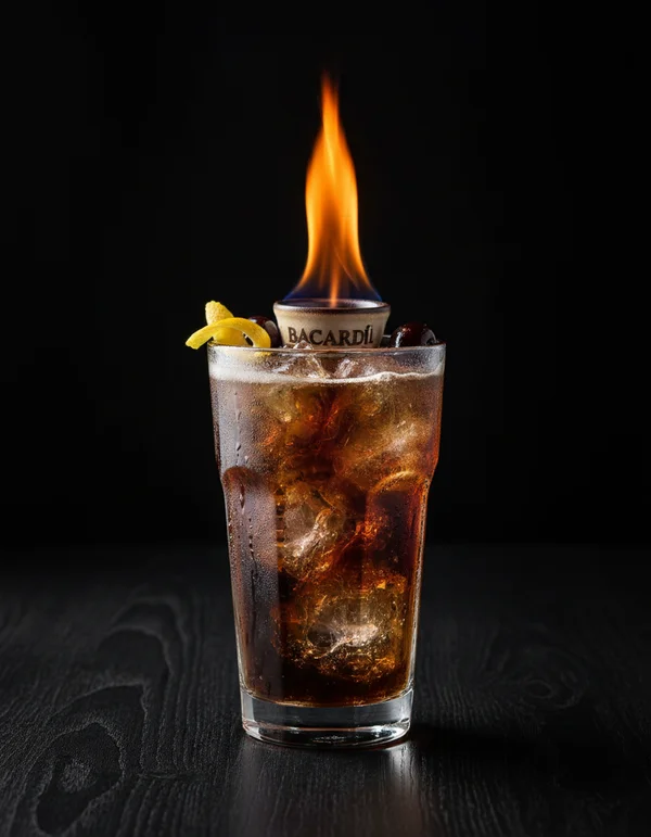 Flaming Dr. Pepper