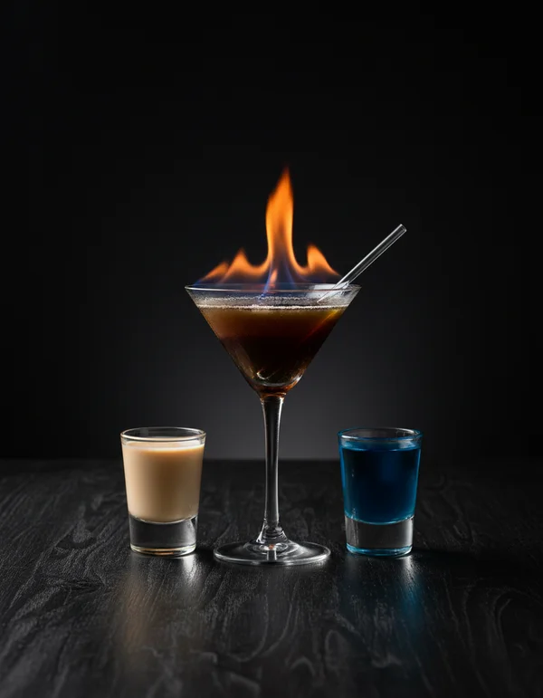 Flaming Lamborghini