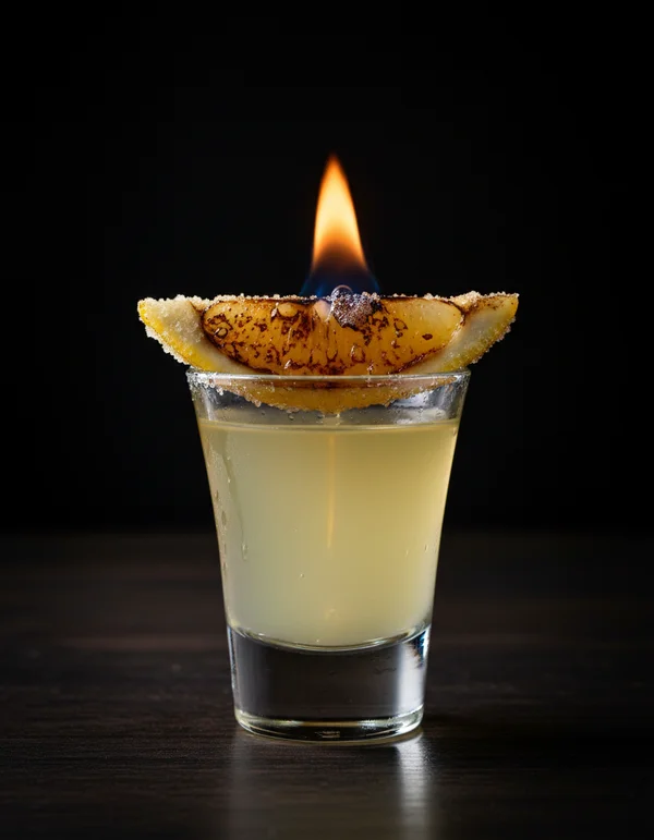 Flaming Lemon Shot